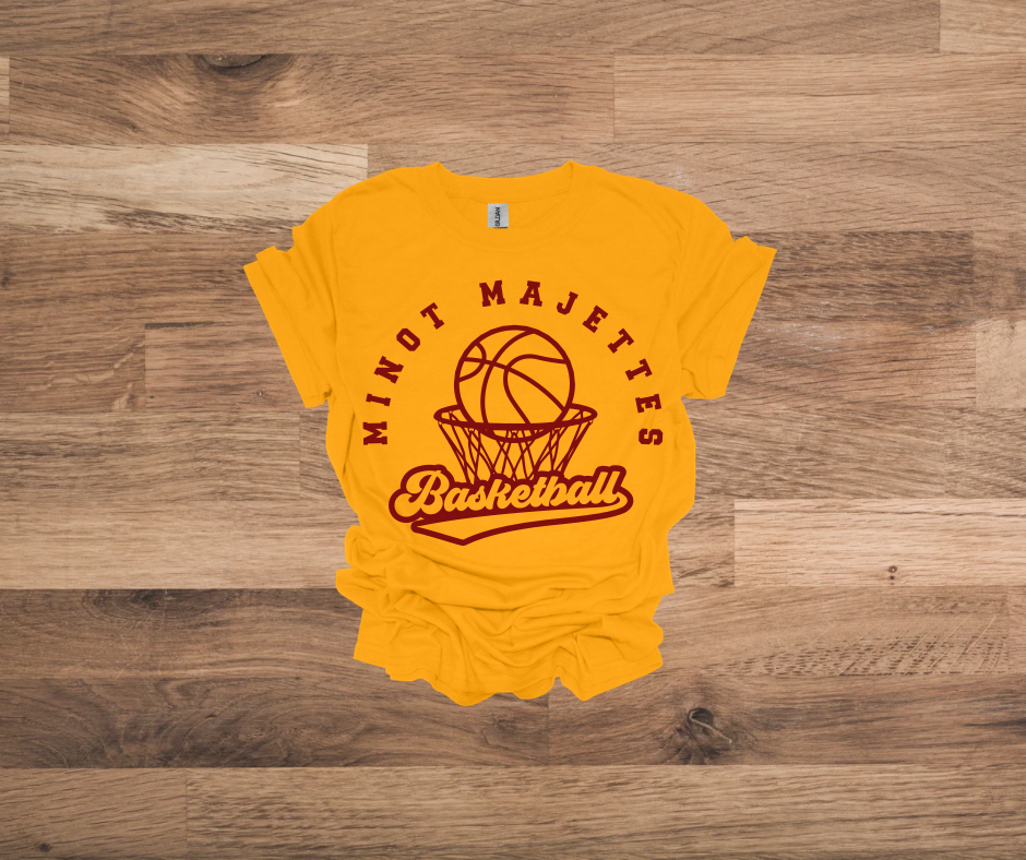 Minot High Basketball Crewneck Sweatshirts