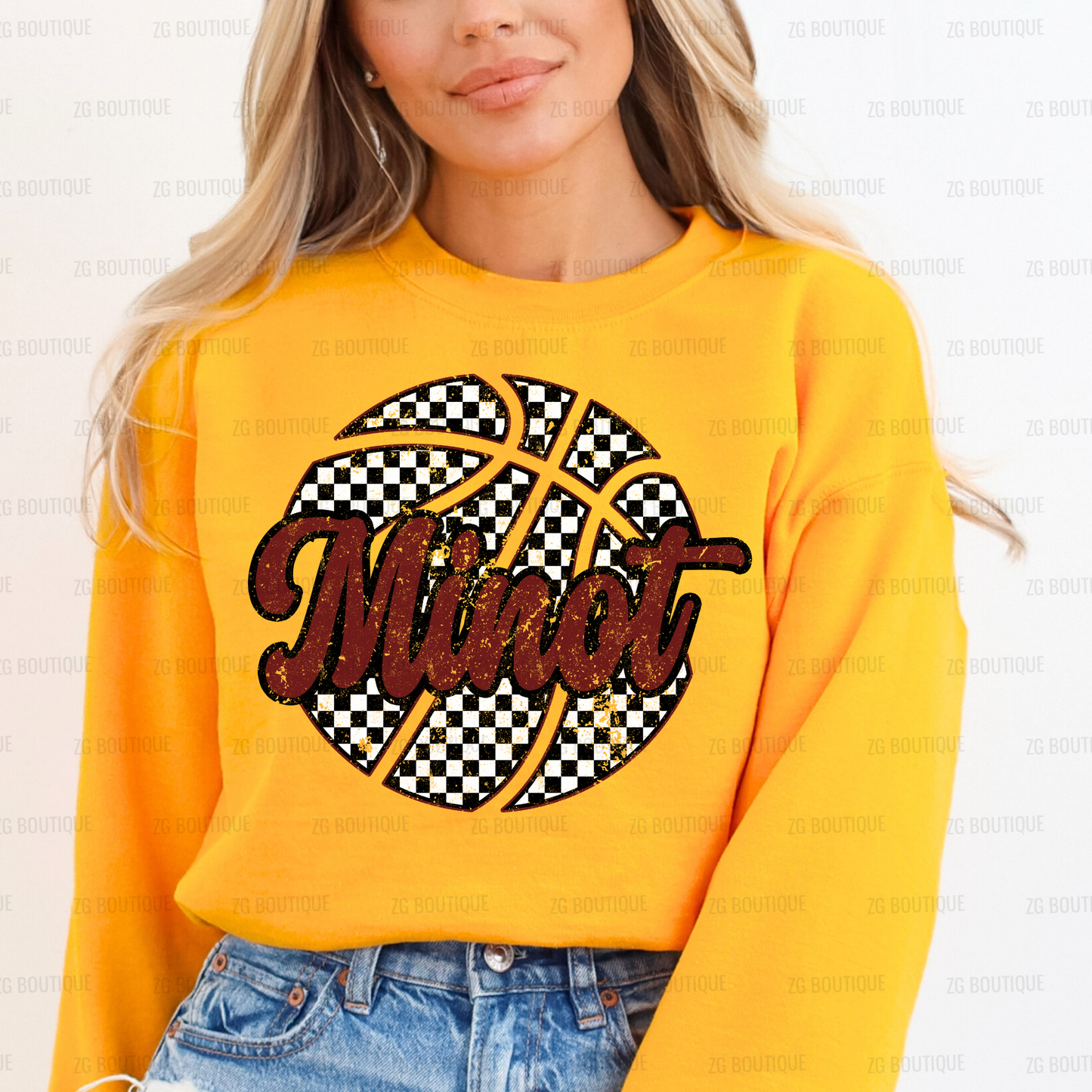 Minot Basketball Crewneck