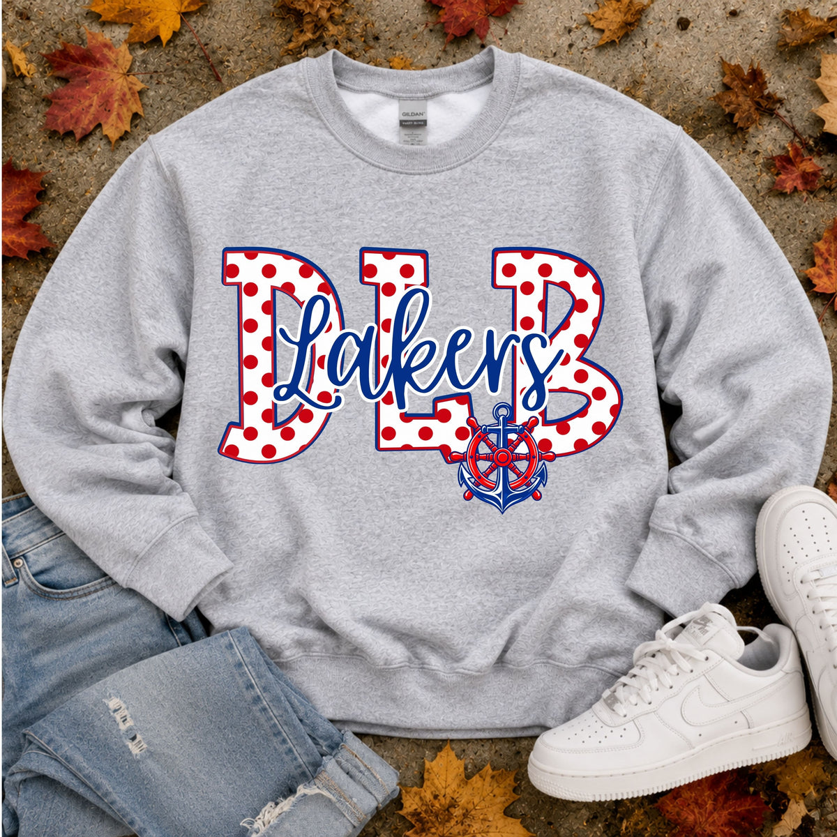 Polka Dot Team Crewnecks