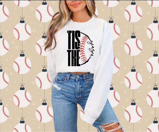 Tiss the season baseball long sleeve