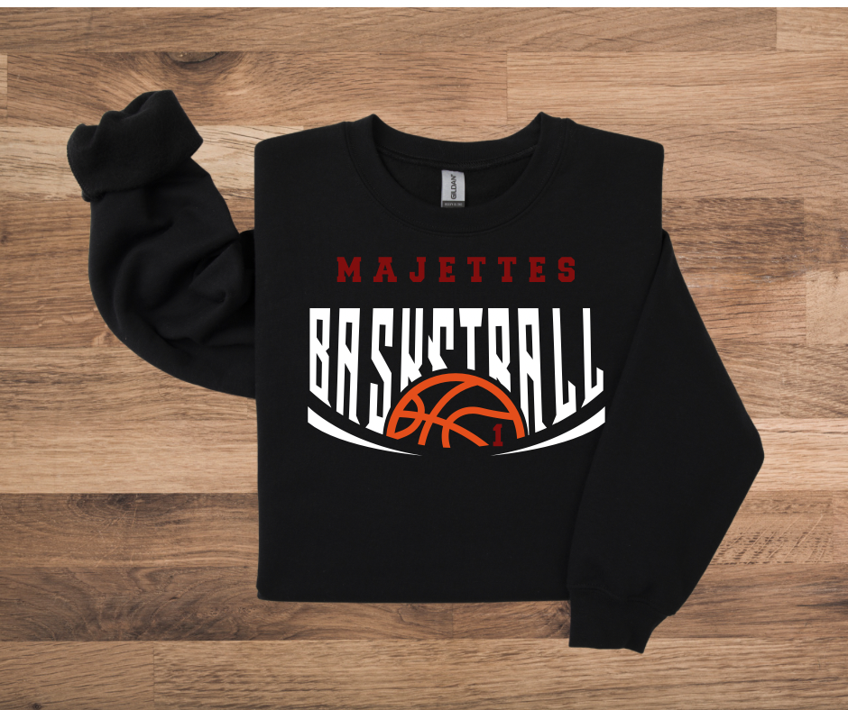 Minot High Basketball Crewneck Sweatshirts