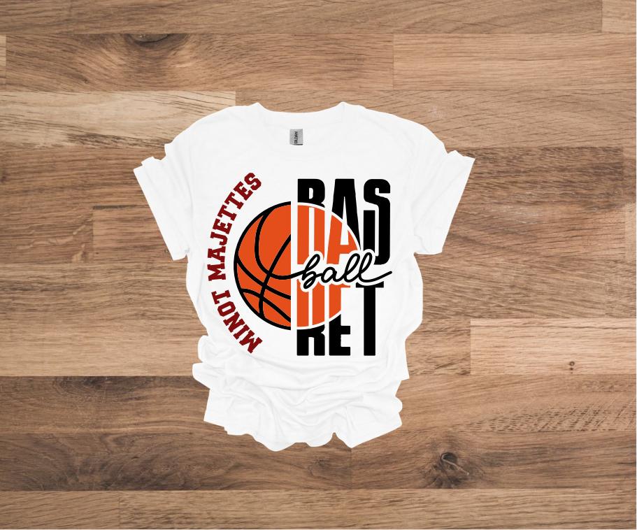Minot High Basketball Crewneck Sweatshirts
