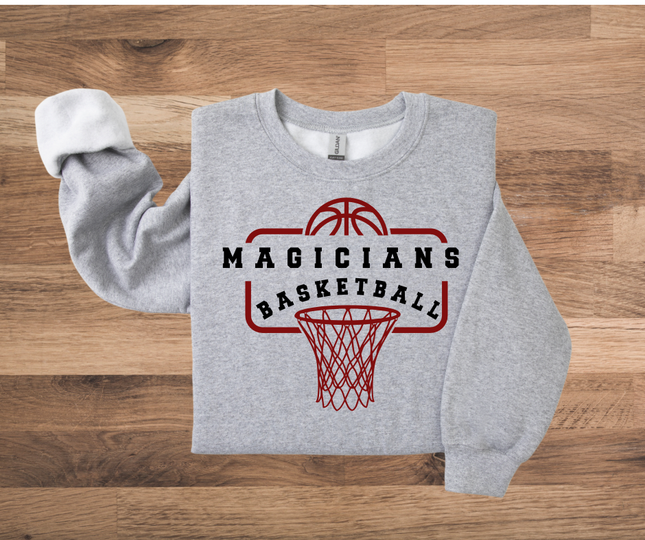 Minot High Basketball Crewneck Sweatshirts