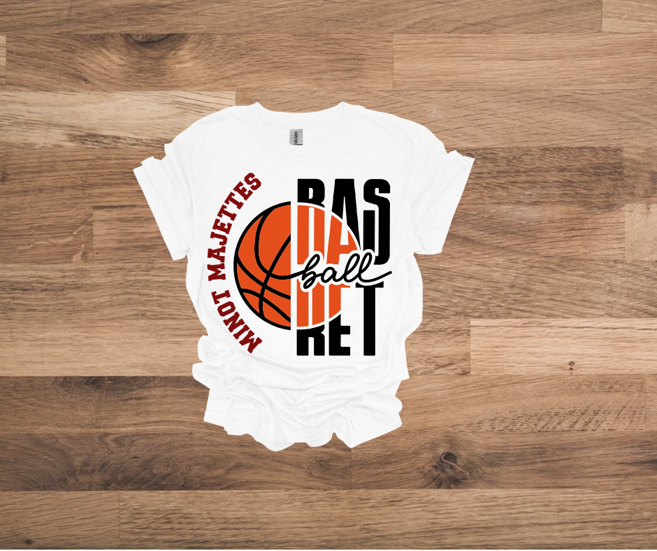 Minot High Basketball Crewneck Sweatshirts