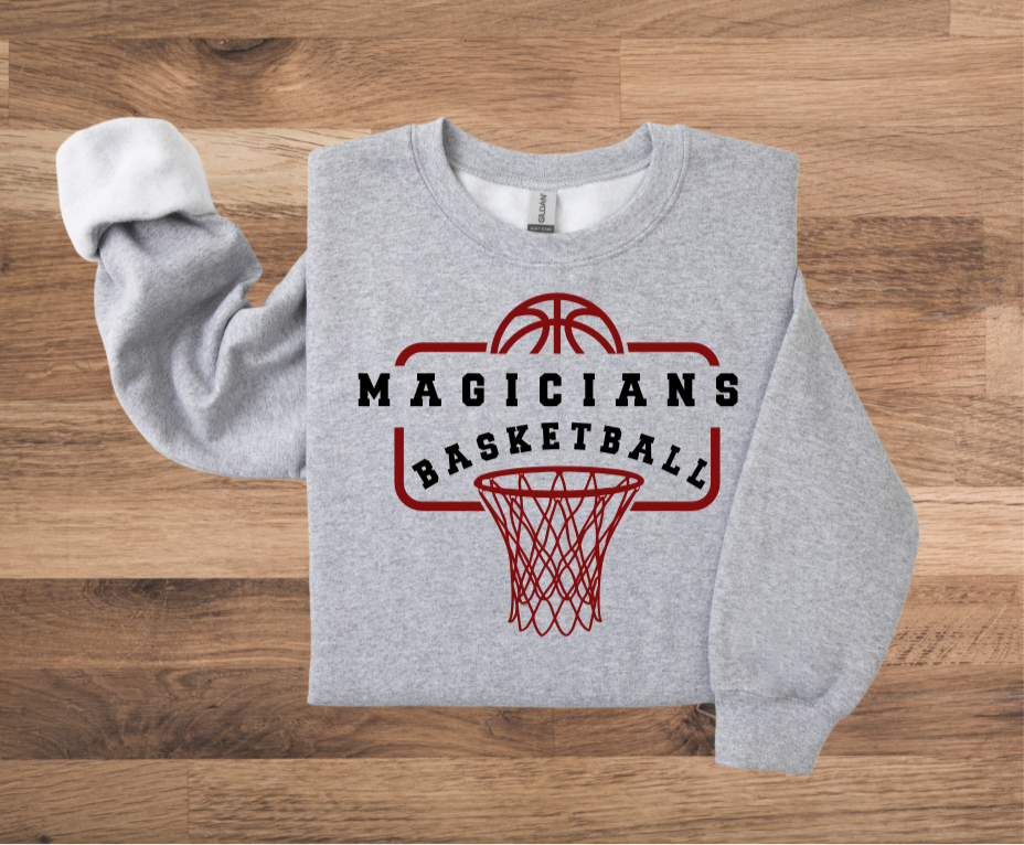 Minot High Basketball Crewneck Sweatshirts