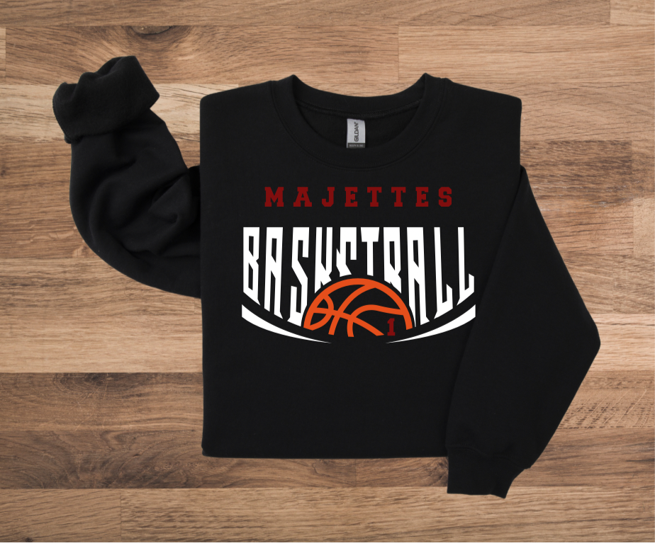 Minot High Basketball Crewneck Sweatshirts