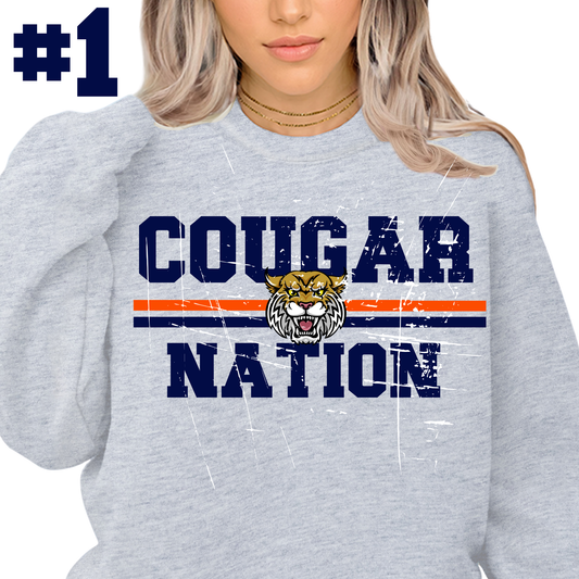 Cougars Youth Crewneck