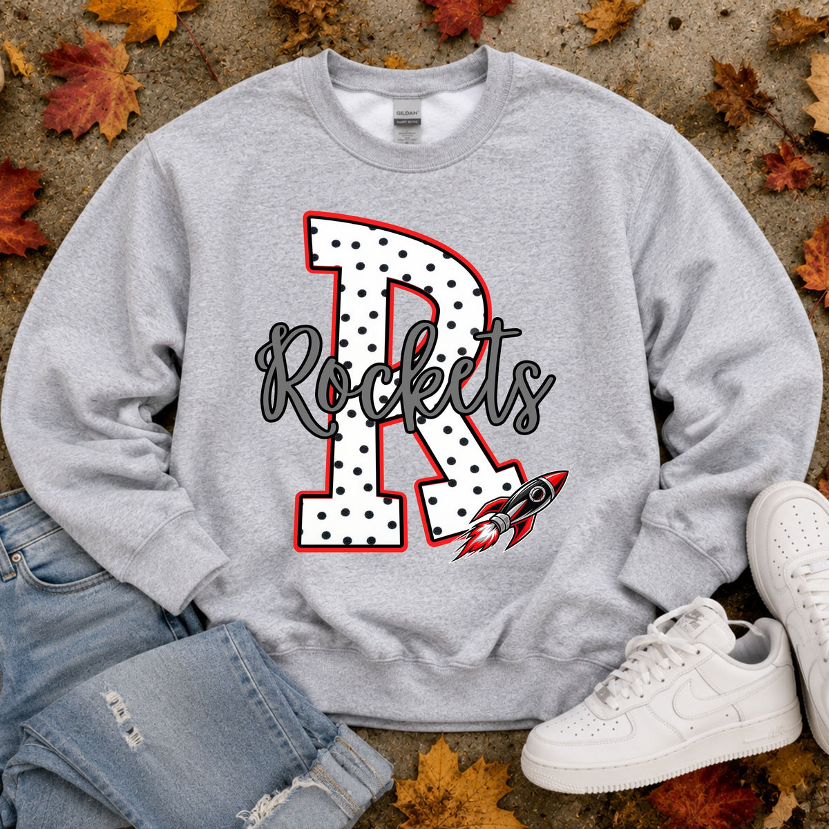 Polka Dot Team Crewnecks