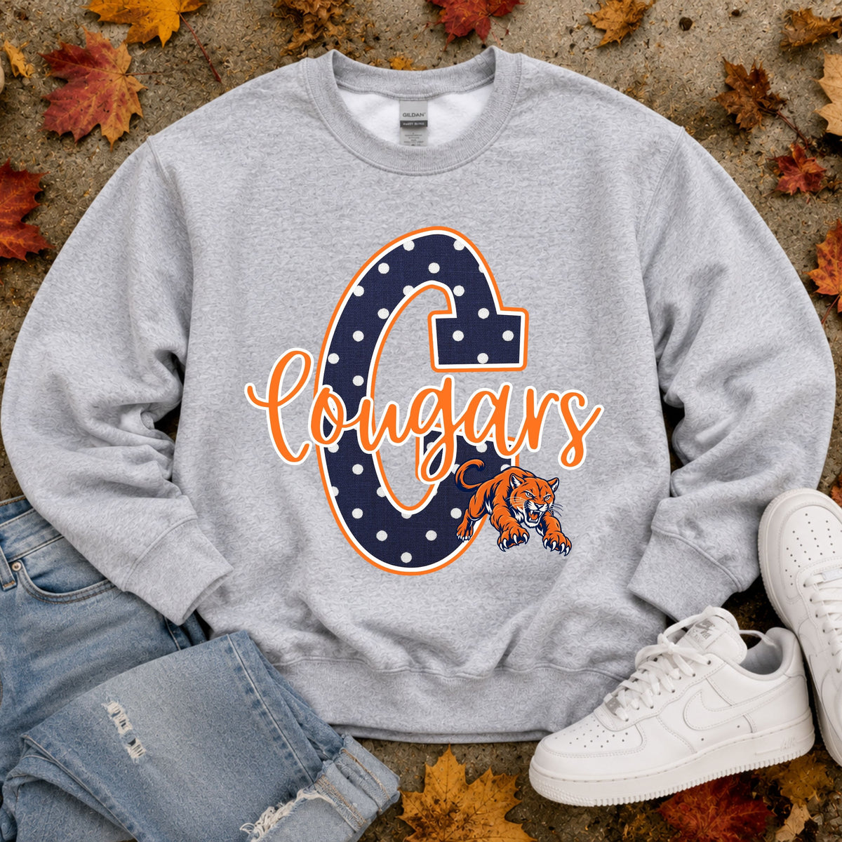 Polka Dot Team Crewnecks