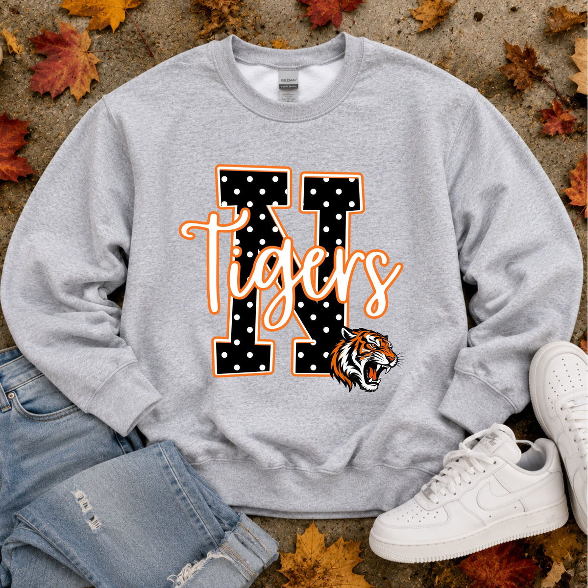 Polka Dot Team Crewnecks