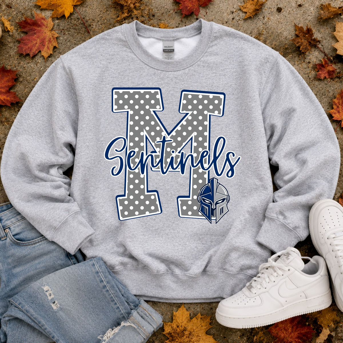 Polka Dot Team Crewnecks