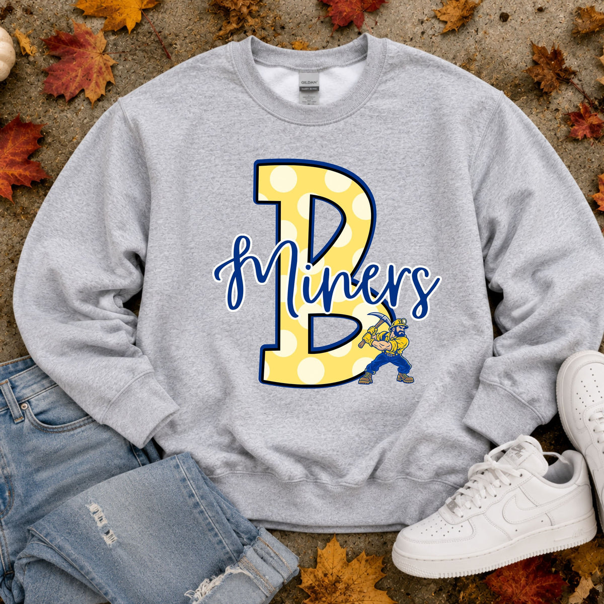 Polka Dot Team Crewnecks