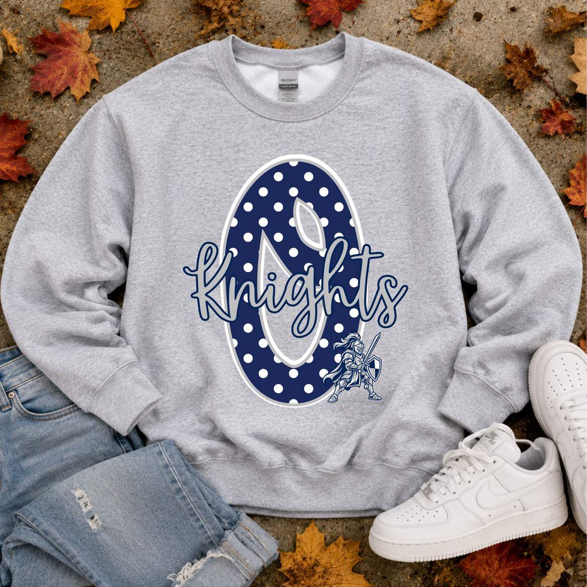 Polka Dot Team Crewnecks