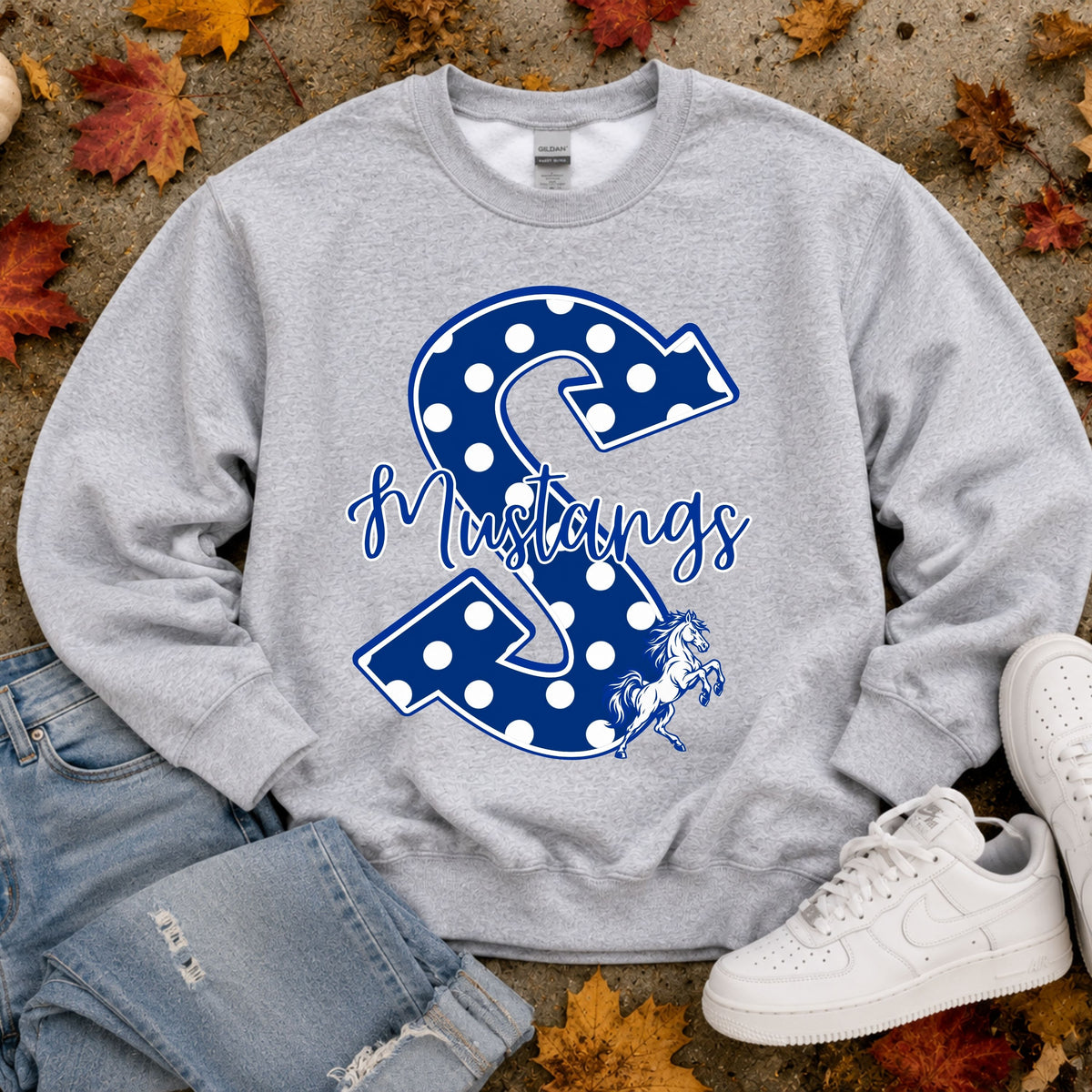 Polka Dot Team Crewnecks